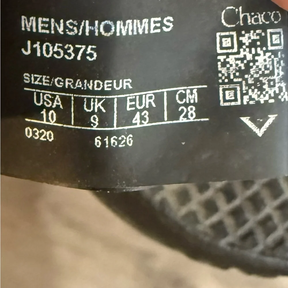 Chaco Z/1 Adjustable Strap Classic Sandals Men’s Size 10